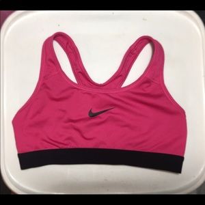 Hot Pink Nike S Sports Bra